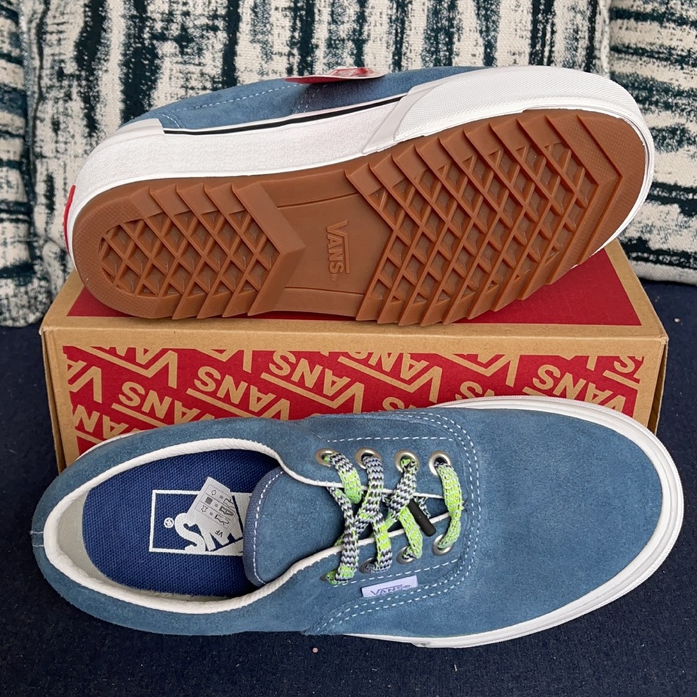 Vans Era Stacked Multi Lace Cementbl True White Mens Platforms - Picture 4 of 16